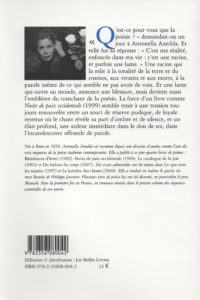 Anedda Antonella – Nuits de paix occidentale