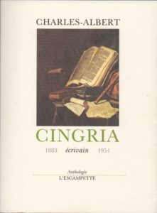 Anthologie, Cingria