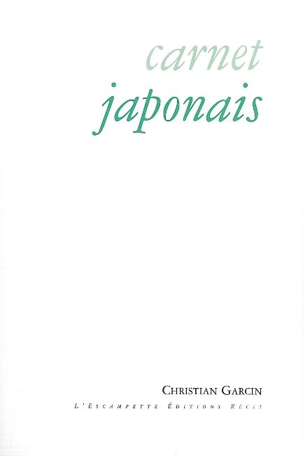 Carnet japonais L'ESCAMPETTE