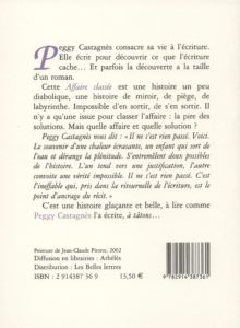 Castagnes Peggy – Affaire classée