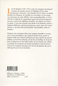 Gongora (de) Luis – Fable de polyphène et galatée