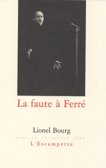 La Faute à Ferré