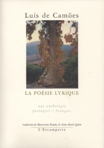 La poésie lyrique, Camoes