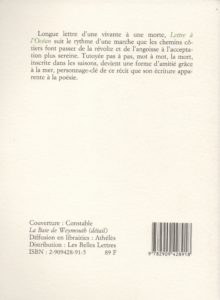 Lemonnier Anne-José – Lettre à l’océan