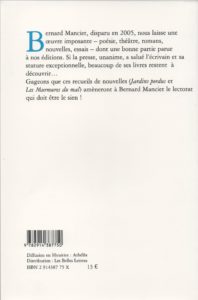 Manciet Bernard – Les Murmures du mal