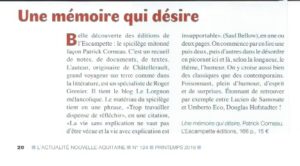 L’ACTUALITÉ NOUVELLE AQUITAINE – Printemps 2019