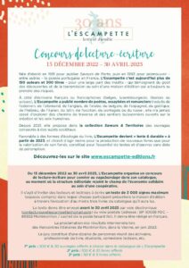 Concours de lecture-écriture